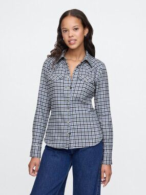GAP NWT Flannel Western Shirt M